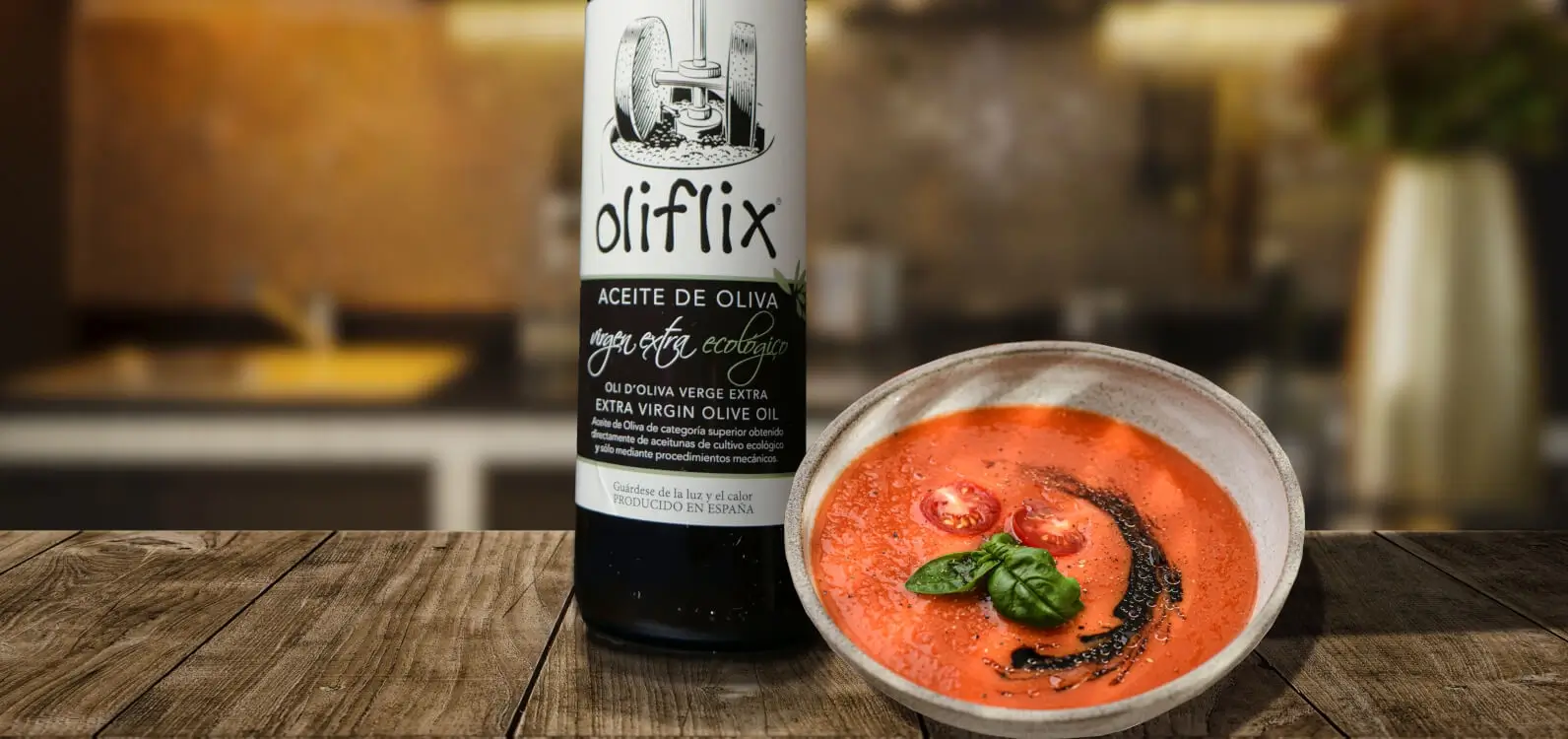 Gazpacho, botella oliflix